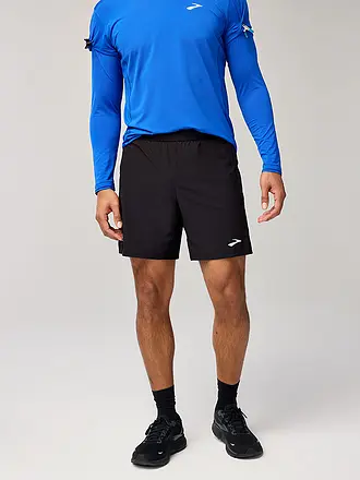 BROOKS | Pantaloncini da running da uomo Journey 7" | schwarz